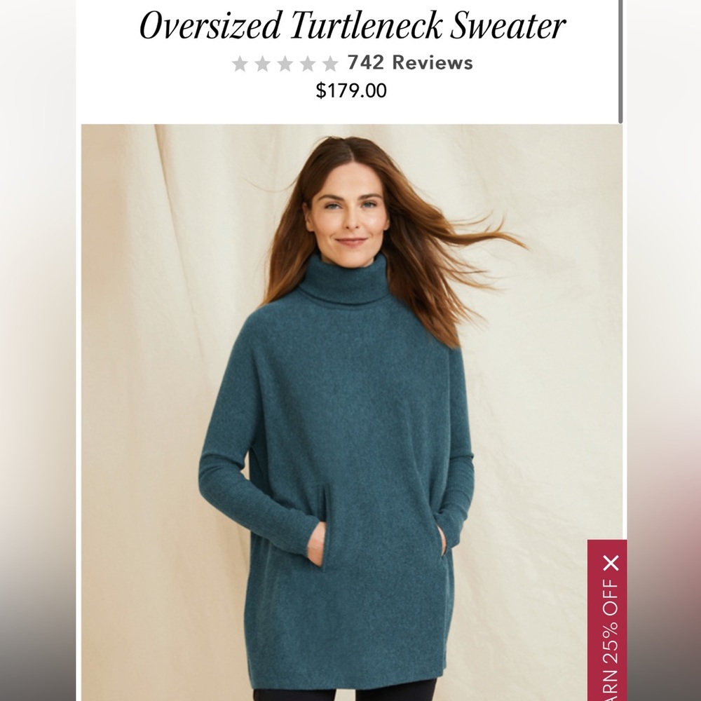 Garnet hill kangaroo sweater